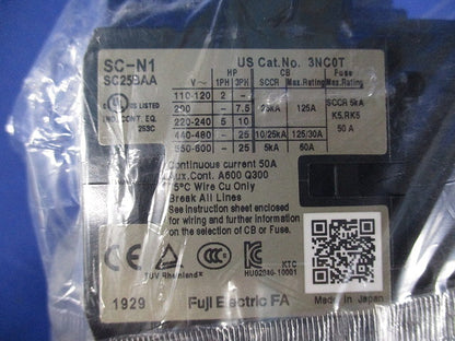 電磁接触器 200V SC-N1-200V