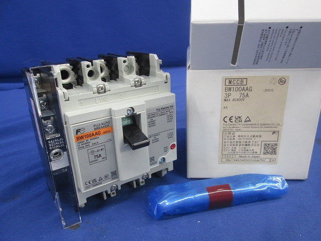 一般配線用オートブレーカ3P75A BW100AAG