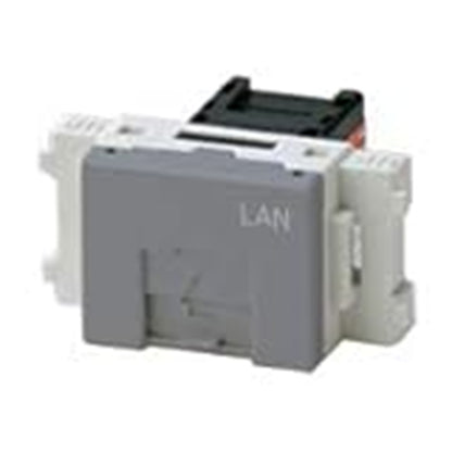 LAN用埋込モジュラージャック Cat5e対応 8極8心用 ソリッドグレー JEC-BN-LW5EL-SG