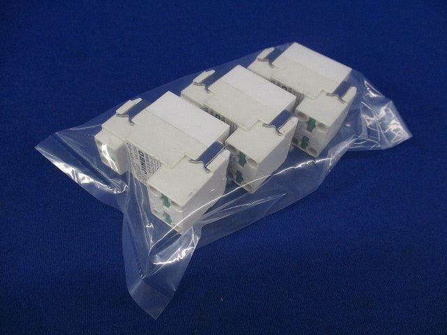 埋込抜止接地シングルコンセント(3個入) JEC-BN-9G