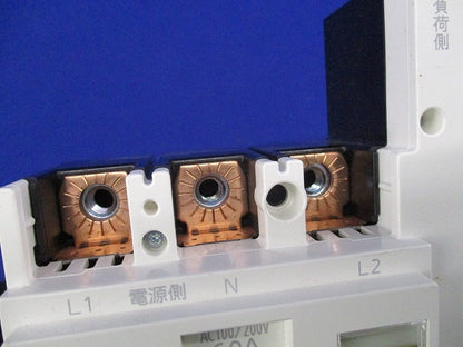主幹用漏電ブレーカABF型 3E2P60A(単3中性線欠相保護付) BJF360325