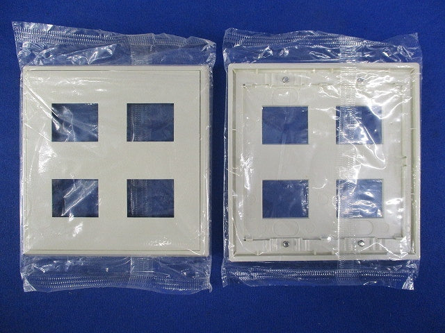 BLプレート4コ用(10個入)(ミルキーホワイト)National WN7104