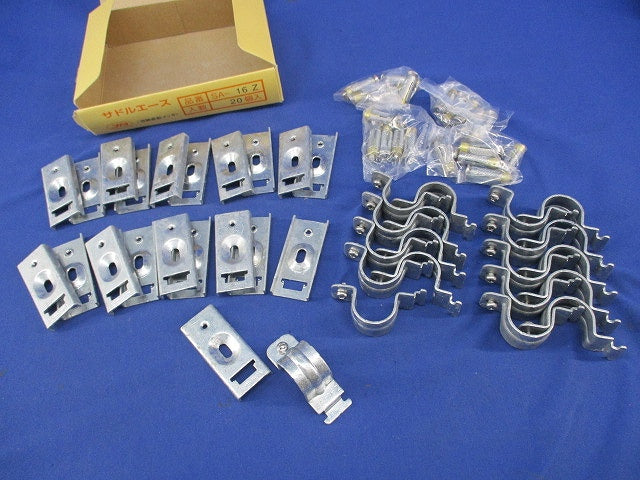サドルエース(溶融亜鉛めっき)(20個入) SA-16Z