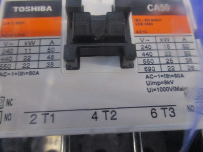 電磁接触器 200V CA50-20-22