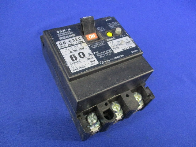 漏電遮断器 3P3E60A GB-63EC