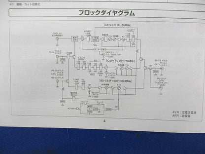 テレビ共同受信機器ブースター BL387E