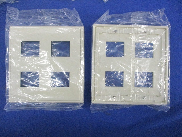 BLプレート4コ用(10個入)(ミルキーホワイト)National WN7104