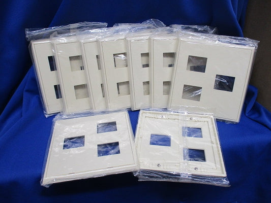 BLプレート(2+1コ用)(ミルキーホワイト)(9枚入)National WN7173
