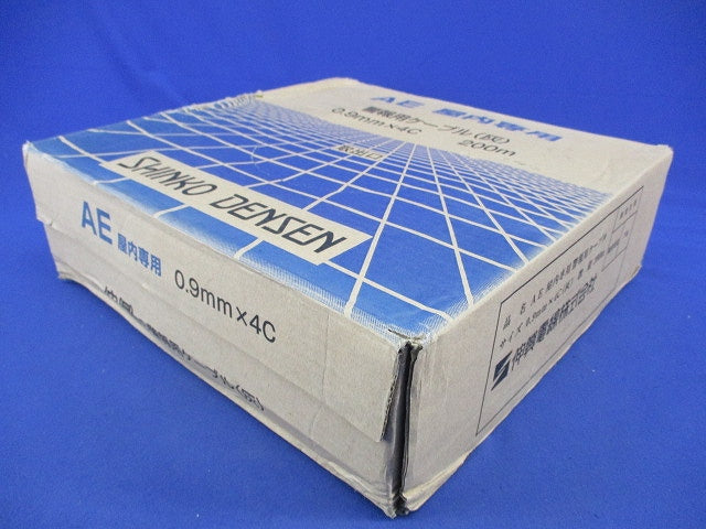 AE 屋内専用警報用ケーブル(200m)灰 AE0.9mm×4C