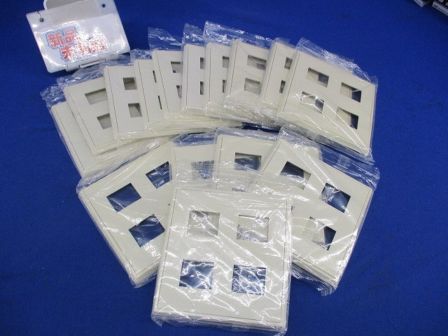 BLプレート4コ用(2コ+2コ)(15枚入)(ミルキーホワイト)National WN7104W