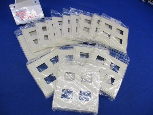 BLプレート4コ用(2コ+2コ)(15枚入)(ミルキーホワイト)National WN7104W