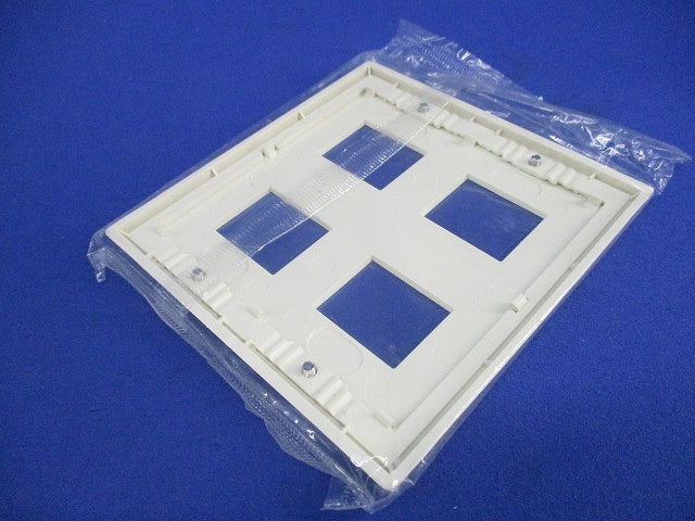 BLプレート4コ用(2コ+2コ)(15枚入)(ミルキーホワイト)National WN7104W