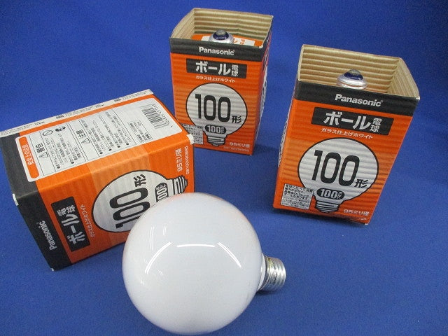 レフ電球 ボール電球100形E26(3個入) 100V90W