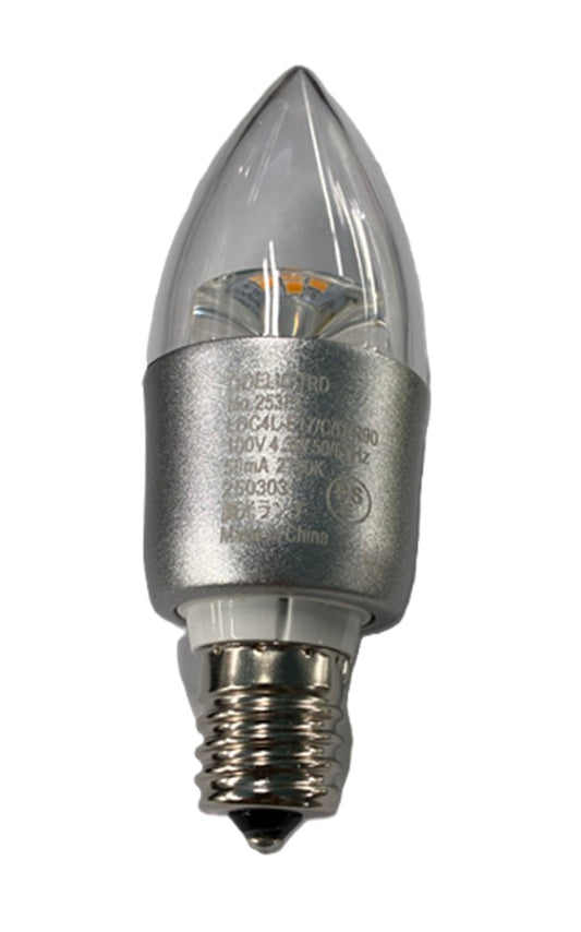 LED電球 シャンデリア球形 2700K E17口金 LDC4L-E17/C/D/R90 No.253FL