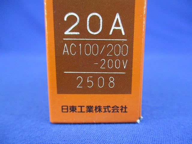 プラグインスリムサーキットブレーカ 2P2E20A AC100/200-200V PNX52TA2P2E20A