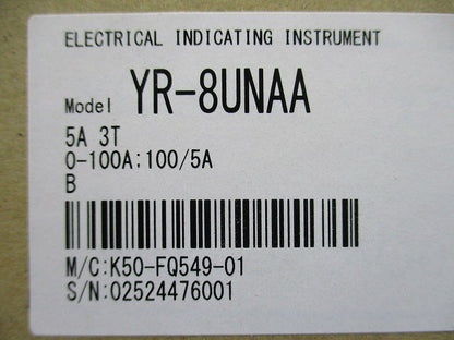 交流電流計 5A3T 0-100A 100/5A YR-8UNAA5A3T