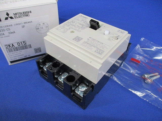 漏電遮断器 3P30A30ｍA 100-230VAC NV30-CS3P30A30mA
