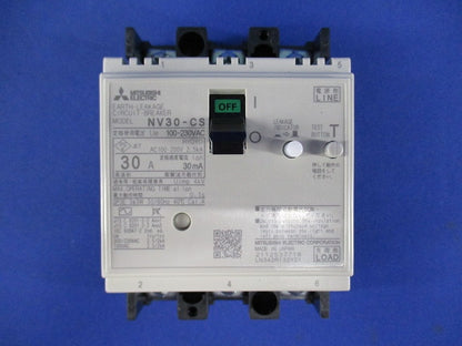 漏電遮断器 3P30A30ｍA 100-230VAC NV30-CS3P30A30mA