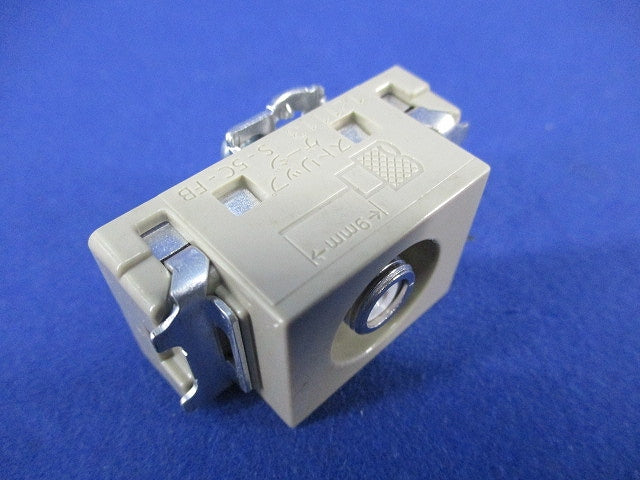 埋込ホーム用テレビターミナル(5個入)利休色 WCS3063GK