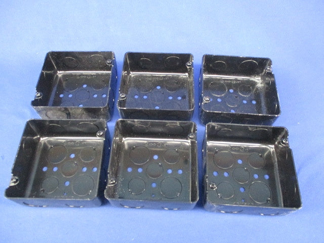 中四角浅型アウトレットボックス(6個入) OBM44B