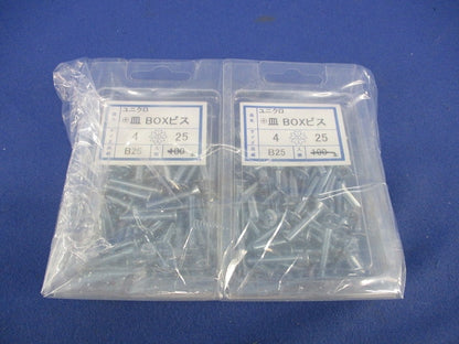 ユニクロ +皿 BOXビス 4×25(190本以上入) B25