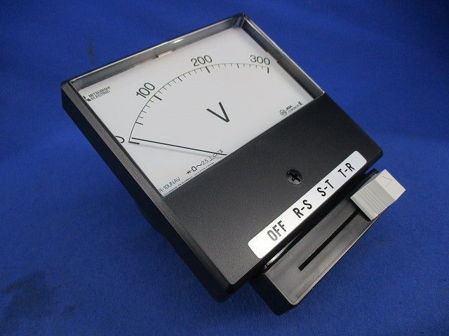 切換スイッチ付計器 交流電圧計0-300V DRCT YR-10UNAV