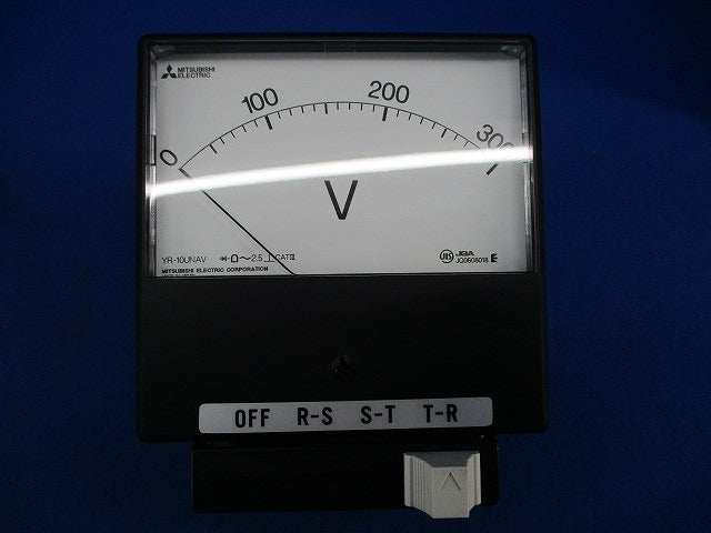 切換スイッチ付計器 交流電圧計0-300V DRCT YR-10UNAV