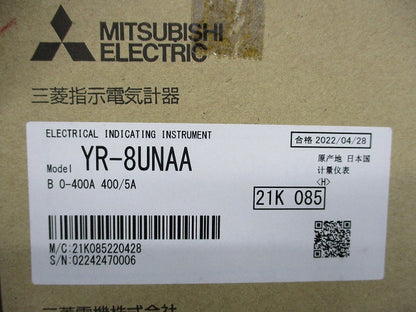 切換スイッチ付計器 交流電流計0-400A 400/5A YR-8UNAA