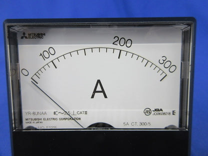 指示電気計器0-300A YR-8UNAA
