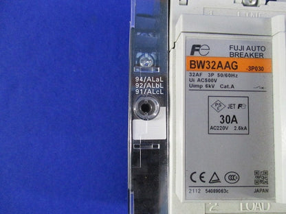 オートブレーカ3P30A BW32AAG-3P030