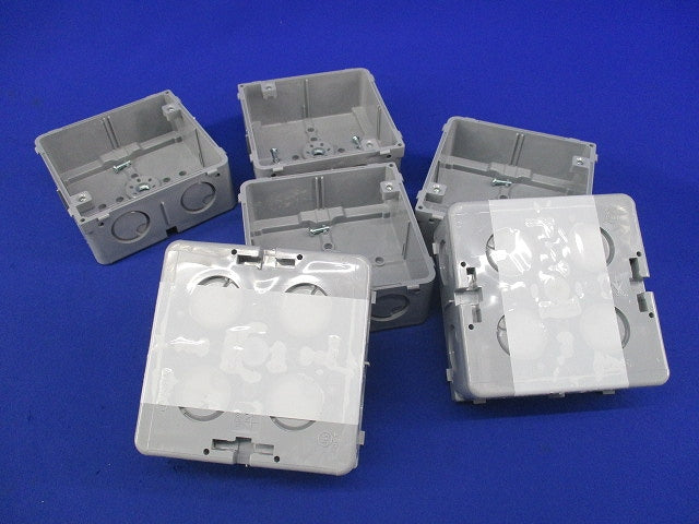 埋込四角アウトレットボックス(6個入) CDO-4A