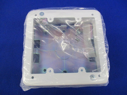 メタルモール付属品 2コ用スイッチボックス 深型(ホワイト) AB412