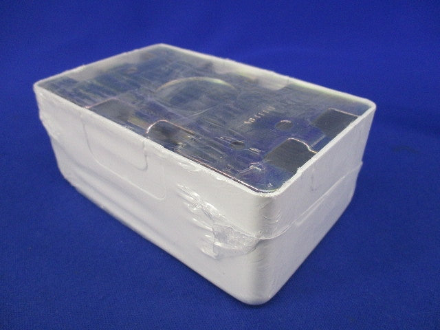メタルモールスイッチボックス１コ用深型(2個入)(ホワイト) AB411