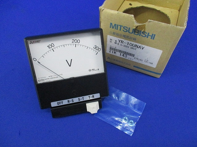 指示電気計器 切換スイッチ付計器 交流電圧計 YR-10UNAV