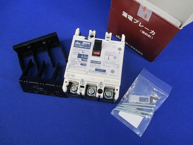 漏電ブレーカ3P2E60A GK68WNK
