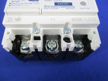 漏電ブレーカ3P2E60A GK68WNK
