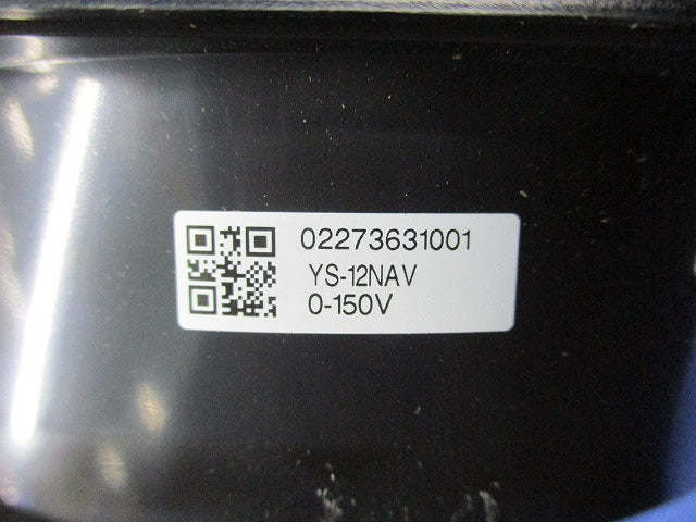 角形指示電気計器 交流電圧計0-9000V 6600/110V YS-12NAV