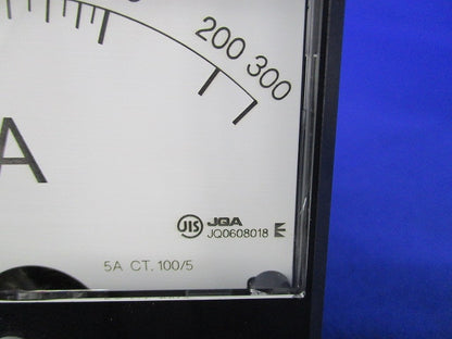 交流電流計 角形計器 0-100-300A YS-8NAA