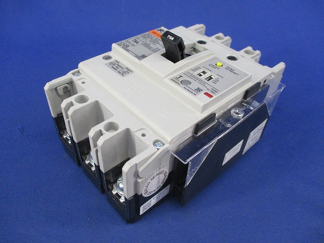 漏電遮断器付オートブレーカー3P75A BW125JAL-3P015
