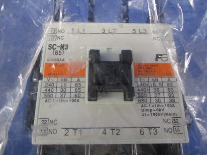 電磁接触器200V SC-N3