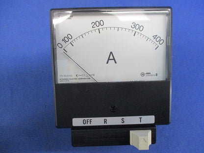 交流電流計 角形計器0-400A YR-10UNAA