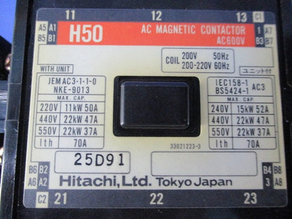 電磁開閉器 H50