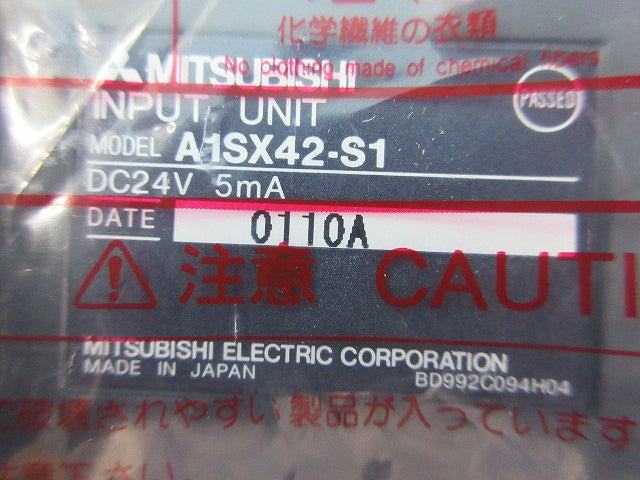 DC入力ユニット シーケンサ A1SX42-S1