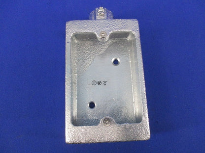 ねじなしTC露出スイッチボックス 厚鋼用(亜鉛) TCS11Z16