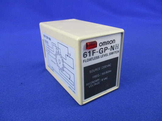 フロートなしスイッチ AC200V(コンパクト・プラグインタイプ) 61F-GP-NH