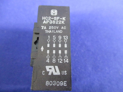 HCリレー用プラグインソケットセット(1組入) HC2-SS-K+HC2-SF-K