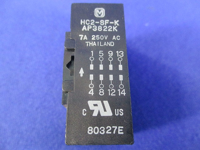 HC2リレー用一般用端子台 2個用(2個入)National HC2-SF-K/AP3822K
