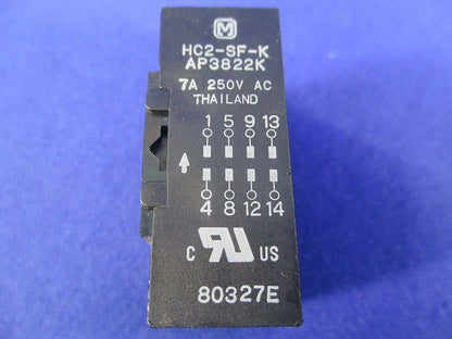 HC2リレー用一般用端子台 2個用(2個入)National HC2-SF-K/AP3822K