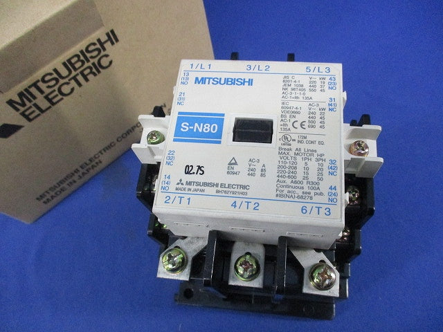 電磁接触器 AC200V S-N80