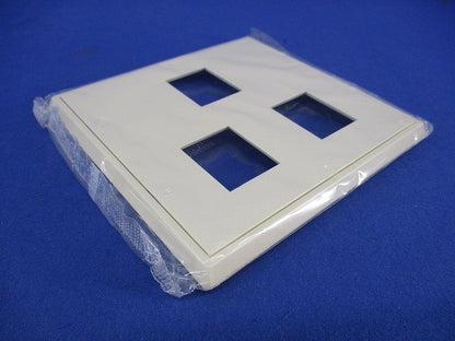 BLプレート(2+1コ用)(ミルキーホワイト)(6枚入)National WN7173